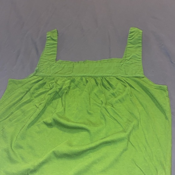Mossimo XS Shift Tank Midi Dress Pockets Mossy Grass Spring Summer Avocado Green - Picture 6 of 15